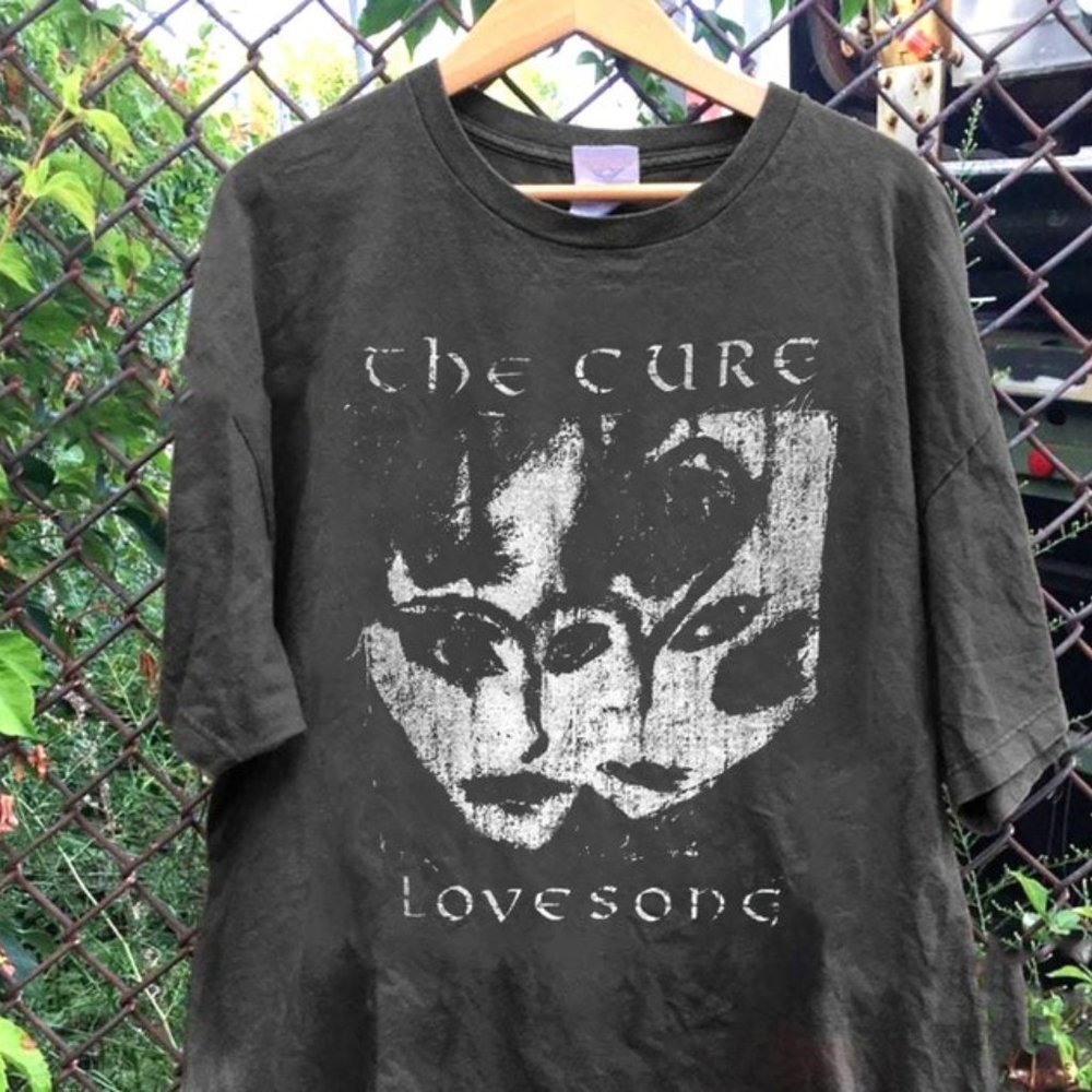The Cure Love Songs Shirt, The Cure Funny Music, 90s Vintage The Cure, Gift Love